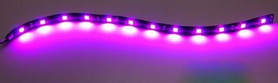 pinke LED- Leiste Balken Lichtleiste 12V 30cm -12 x 5050 SMD- selbstklebend PINK