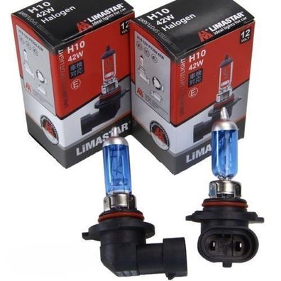 2x LIMA H10 Xenon Look 12V 42W Halogen Lampe super weiss