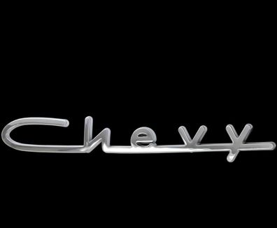 3D Chrom Emblem Aufkleber Logo Chevy Chevrolet Ami Tuning Custom Renn Sport L127