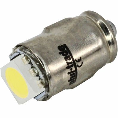 BA7S Lampe 5050 SMD LED 12V flach Tacho Instrumenten Beleuchtung gelb