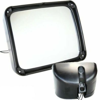 beheizbarer Spiegel für Stapler LKW Transporter Bus 17 x 21 cm Zusatzspiegel NEU