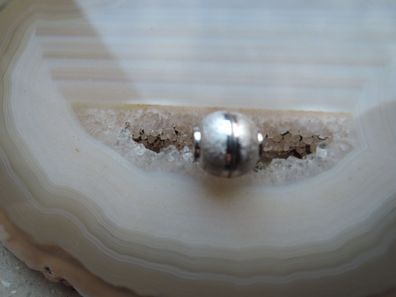 Magnetverschluß 925er Silber rhodiniert Magnetschließe Basteln Kette Armband 24