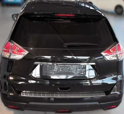 Edelstahl Ladekantenschutz V2A Matt für Nissan X-TRAIL T32 2014>
