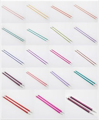 Knit Pro Zing 35cm Stricknadeln Aluminium verschiedene Stärken zur Auswahl