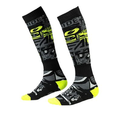 O`NEAL Pro MX Socken schwarz/ neon gelb einheitsgröße