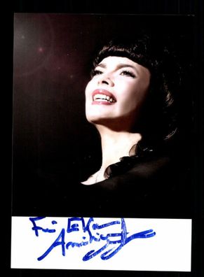 Mireille Mathieu Autogrammkarte Original Signiert ## BC 186393