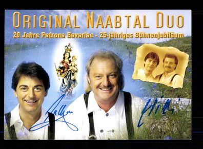 Original Naabtal Duo Autogrammkarte Original Signiert ## BC 186843
