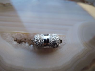 Magnetverschluß 925er Silber rhodiniert Magnetschließe Basteln Kette Armband 28