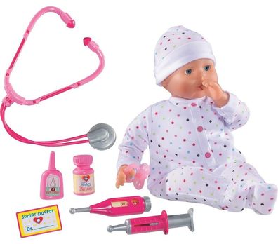 Dolls World 60340 BabyPuppe lebensechte Spielzeug Puppe Doktor Arzt 
Zubehör
