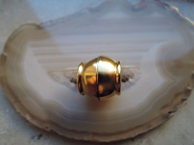 Magnetverschluß 925er Silber vergoldeter Magnetschließe Basteln Kette Armband 32