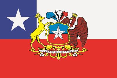 Aufkleber Fahne Flagge Chile President in verschiedene Größen