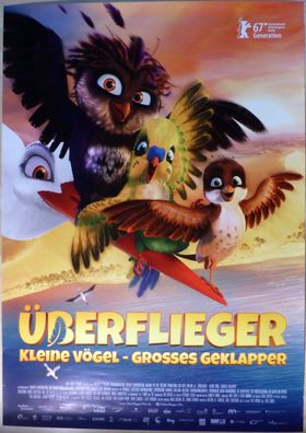 Überflieger - Kleine Vögel - großes Geklapper - Original Kinoplakat A1 - Filmposter
