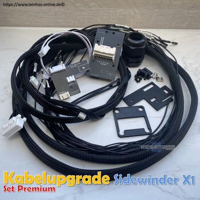 Artillery Sidewinder X1 Ersatzkabel (Kabelupgrade) - Set Premium