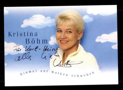 Kristina Böhm Autogrammkarte Original Signiert ## BC 187003