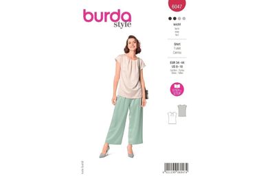 burda Style Papierschnittmuster - Damen Shirt #6047