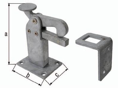 GAH 411763 Torfeststeller Stahl verzinkt 6 / 5,5 mm