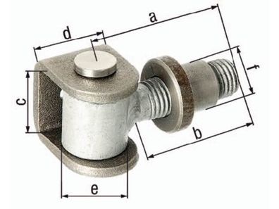 GAH 418304 Torband 65x42x37x30mm Stahl roh