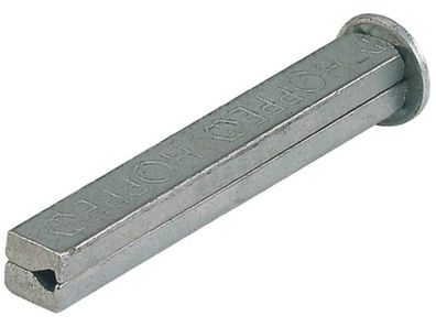 HOPPE 4546580 I-Profilstift Vierkant 10 mm Länge 100 mm Eisen verzinkt