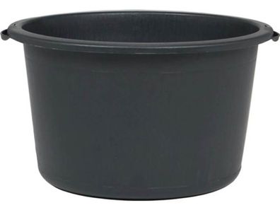 Mörtelkübel 40 l ohne Bügel recyclebar · schwarz · Liter-Skala