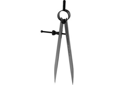 PROMAT Federzirkel Länge 125mm mit Schnellspannmutter