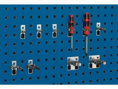 BOTT 14013067 Werkzeugklemme D. 19 mm verzinkt passend für Lochplatten