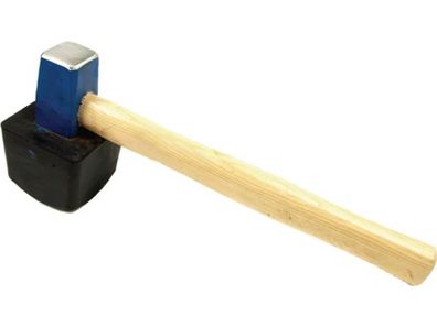 Plattenlegerhammer 1500 g eckig (anvulkanisiert)
