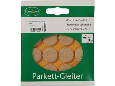 Parkettgleiter 22 mm Filz natur rund selbstklebend