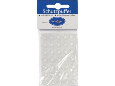 Schutzpuffer 10 mm Kunststoff transparent Linse selbstklebend