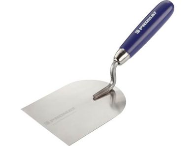 PROMAT Stukkateurspachtel Breite 100 mm rostfrei, m. Buchenholzheft Edelstahl