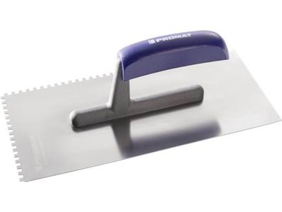 PROMAT Glättekelle Länge 280 mm Breite 130 mm Zahnung 4x4 rostfrei, m. Buchenh