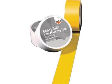 ROCOL RS 56001 Bodenmarkierungsband Easy Tape PVC gelb Länge 33 m Breite 50 mm