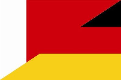 Aufkleber Fahne Flagge Dubai-Deutschland in verschiedene Größen
