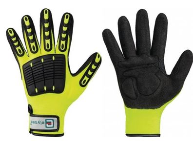 ELYSEE 0881-09H Handschuhe Resistant Größe 9 leuchtend gelb/ schwarz EN 388 PSA-K