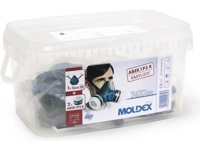 MOLDEX 743202 Atemschutzbox 7432 1x7002,2xA1B1E1K1P3 R Filter 9430