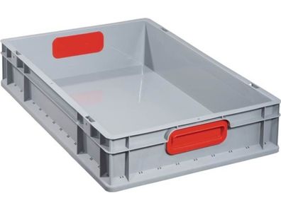 ALLIT 456740 Transportstapelbehälter L600xB400xH120mm grau PP geschlossener Gri