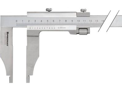 PROMAT Werkstattmessschieber DIN 862 300mm Schnabellänge 90 mm