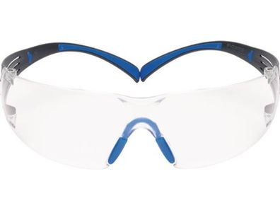 3M 7100148074 Schutzbrille SecureFit-SF400 EN 166-1FT Bügel graublau, Scheibe kl