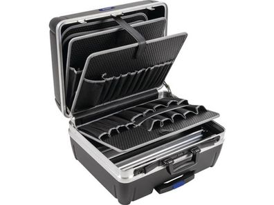 PROMAT Schalenkoffer Innen-B485xT232xH373mm HDPE-Material 32,6 l Alu-Rahmen
