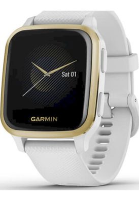 Garmin Smartwatch Unisex Venu Sq Weiß Weißgold 010-02427-11