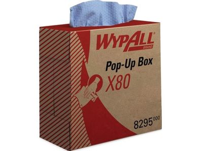 WYPALL 8295 Wischtuch WypAll® X80 8295 L427xB212ca. mm blau 1-lagig