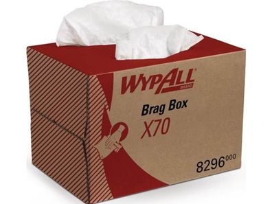 WYPALL 8296 Wischtuch WypAll® X70 8296 L426xB282ca. mm weiß 1-lagig