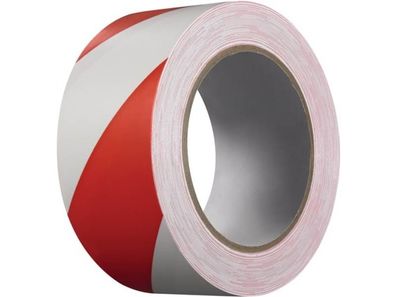 Warnband Extra 339 PVC rot/weiß L.33m B.50mm