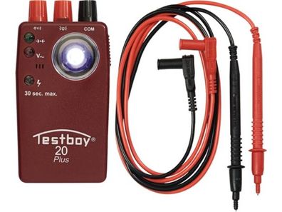 Testboy TB 20 PLUS Durchgangs-/Leitungsprüfer TB 20 Plus bis 300 V CAT II 300 V