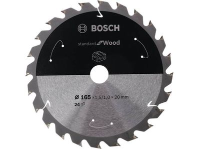 BOSCH 2608837668 Kreissägeblatt Außen-Ø 136 mm Zähnezahl 24 WZ Bohrung 20 mm Sc