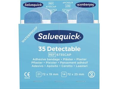 Salvequick 51030127 Pflasterstrips Salvequick detectable