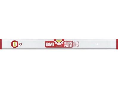 BMI 694100 EM Wasserwaage Alustar 100 cm Aluminium silber ± 0,5 mm/ m mit innenli