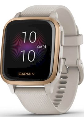 Garmin Smartwatch Unisex Venu Sq – Music Beige Rosegold 010-02426-11