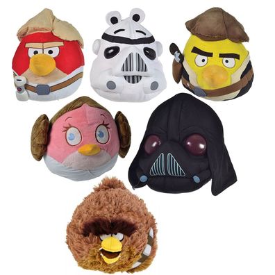 Angry Birds Star Wars Plüsch Figuren 20cm - Solo, Chewbacca, Darth Vader & Mehr