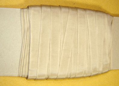 Ripsband Hutband seidig glänzend helltaupe 1,4 cm breit je Meter