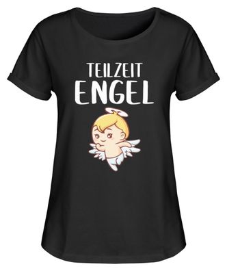Teizeit Engel - Damen RollUp Shirt
